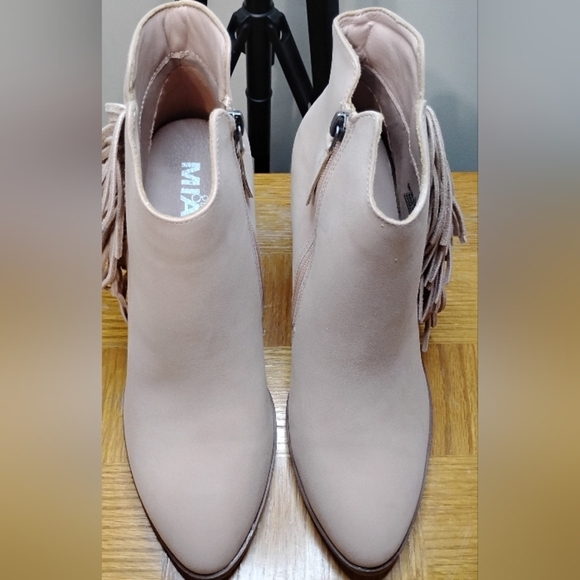 MIA Shoes - MIA Light Pink Ankle Booties